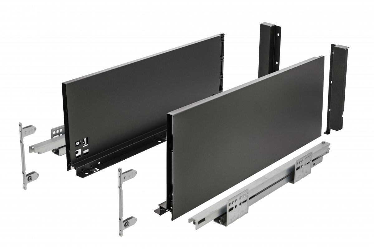 AXIS PRO GTV Drawer, H=168 mm, L=300 mm, push to open, full